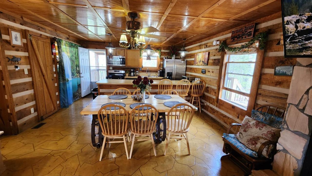 Rustic Cabin Севьервилл Экстерьер фото